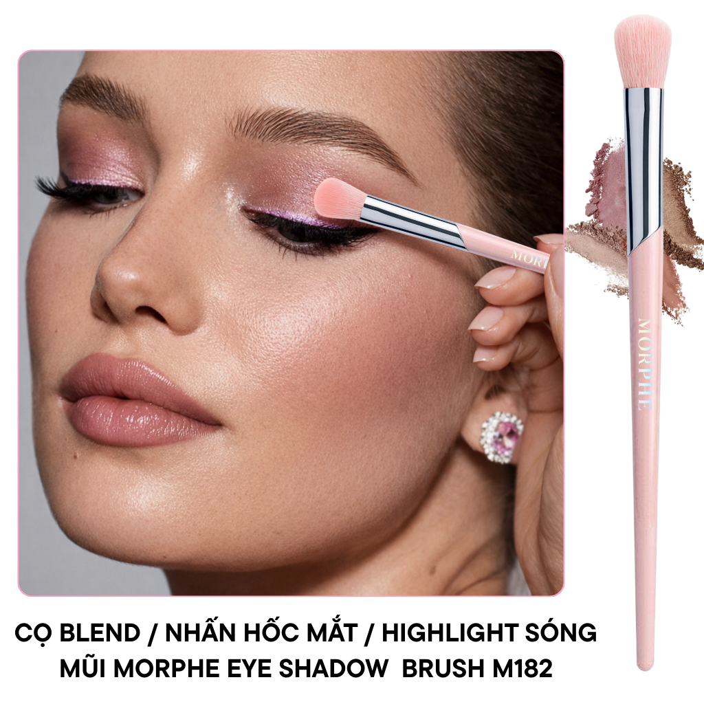 Cọ trang điểm blend mắt tán bầu mắt đẹp Morphe Eye Shadow M182